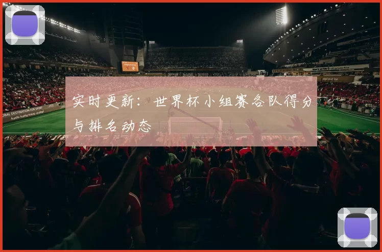 实时更新：世界杯小组赛各队得分与排名动态