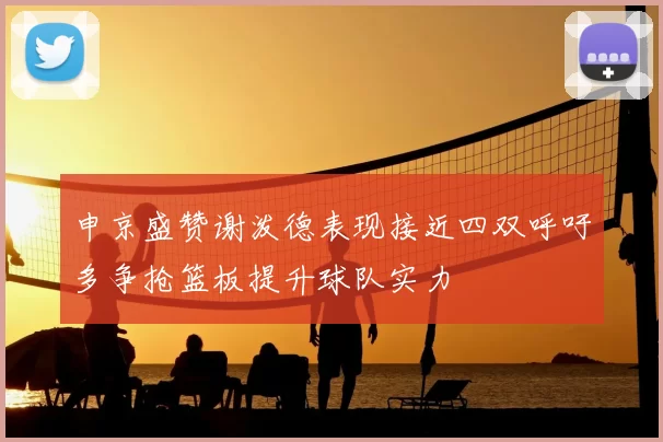申京盛赞谢泼德表现接近四双呼吁多争抢篮板提升球队实力