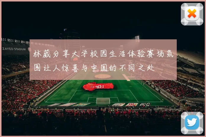 林葳分享大学校园生活体验赛场氛围让人惊喜与中国的不同之处