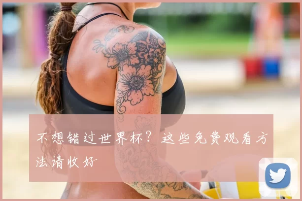 不想错过世界杯?这些免费观看方法请收好
