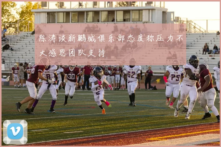 陈涛谈新鹏城俱乐部态度称压力不大感恩团队支持