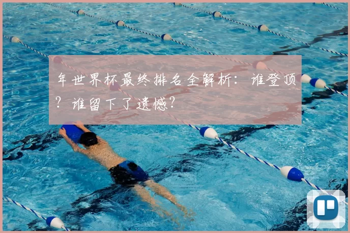 年世界杯最终排名全解析:谁登顶?谁留下了遗憾?