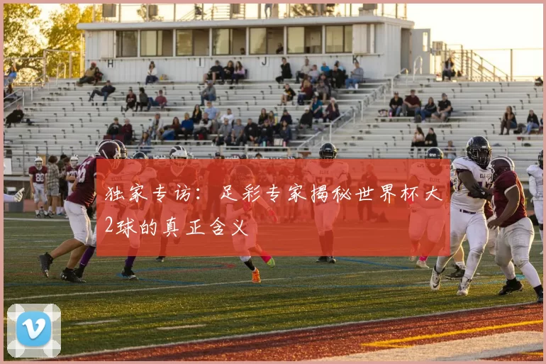 独家专访:足彩专家揭秘世界杯大2球的真正含义
