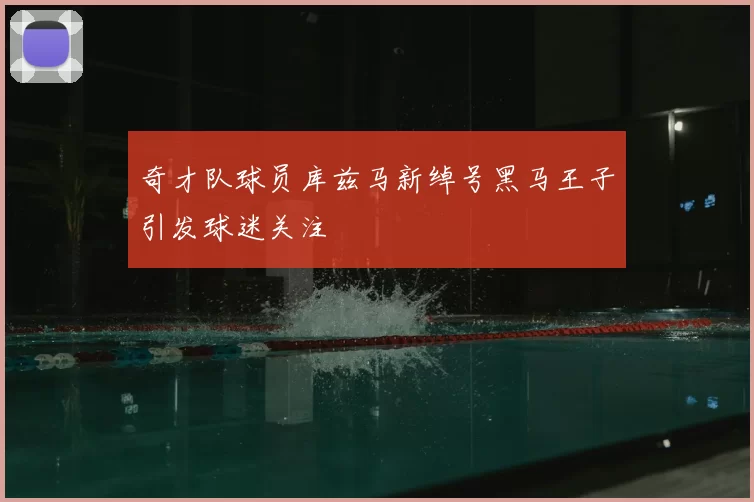 奇才队球员库兹马新绰号黑马王子引发球迷关注